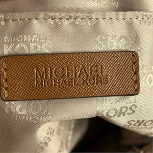 Michael Kors Kempton Nylon Large‎ Pocket Tote Bag Neutral Women's Casual FLAWED thumbnail 14
