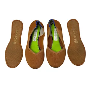 ROTHY’S Fawn Colorway Rounded Toe Ballet Knit Flats Slip On Eco Friendly Size W8 thumbnail 7