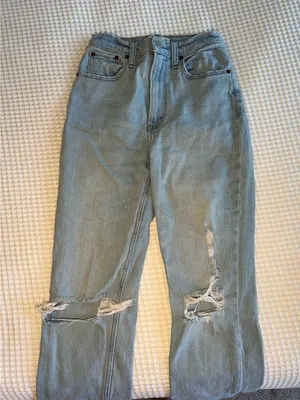 Abercrombie The Ankle Straight Ultra High-Rise thumbnail 3
