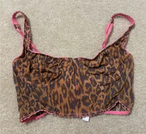 Urban Outfitters Cheetah Bustier Top thumbnail 1