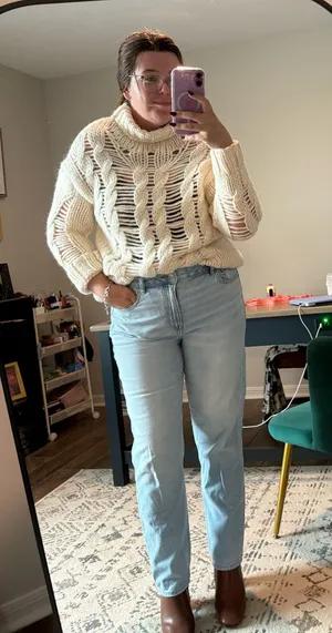 ZARA Crochet Sweater thumbnail 1