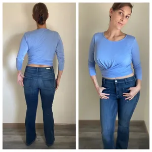 Anthropologie Pilcro Flare Jeans 28 Waist Dark Wash Flattering Bohemian thumbnail 4