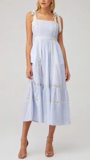 LoveShackFancy Ayala Tiered Midi Dress 6 thumbnail 1