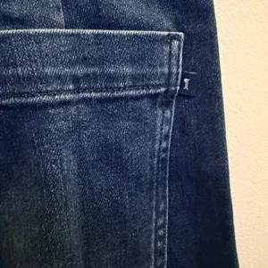 Pilcro The Skipper High-Rise Wide Leg Jeans‎ Darkish Indigo Wash Size 27 thumbnail 7