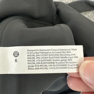 NWT Lululemon‎ Align Bra Shine Gray Reversible Athletic Athleisure Women's 6 thumbnail 6