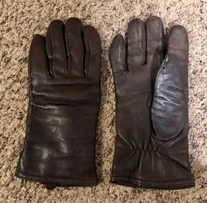 Thinsulate Insulation Leather Gloves Womens M Used Brown 40 Gram thumbnail 1