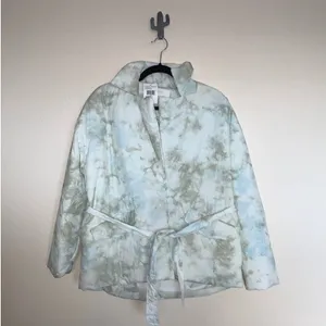 NWT Blank‎ NYC The Perfect Day Watercolor Wrap Puffer Jacket thumbnail 3
