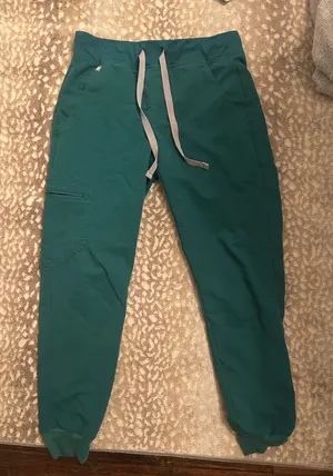 FIGS Scrub Pants Jogger Hunter Green thumbnail 1