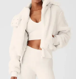 Alo Foxy Sherpa Jacket Ivory S thumbnail 1