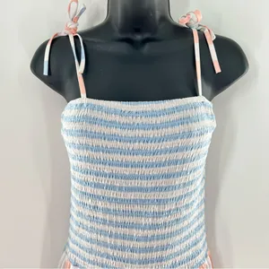 Striped Pink and Blue Jumpsuit Size M thumbnail 3