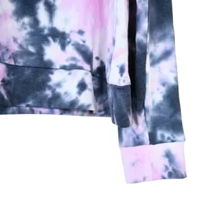 Ivory Ella Womens M Drawstring Pullover Tie-Dye Hoodie thumbnail 5