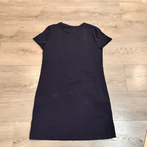 Tommy Hilfiger Navy Blue T-Shirt Dress Side Stripe Logo Women‎ Medium M thumbnail 2