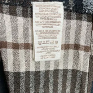 Free people‎ falling stars plaid mini dress thumbnail 6
