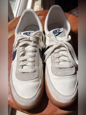 Nike Killshot 2 sneakers featuring a distinct gum rubber sole and navy swoosh 9 thumbnail 10