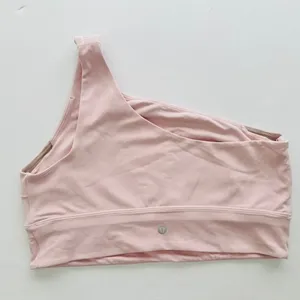 Lululemon Align Asymmetrical Bra Light Support Size 14 C/D Cup Flush Light Pink thumbnail 4