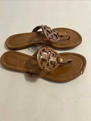Tory Burch Brown Miller Thong Sandals size 7.5 thumbnail 3