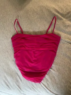 Babaton NWOT Aritzia  Pink Mesh Top thumbnail 1
