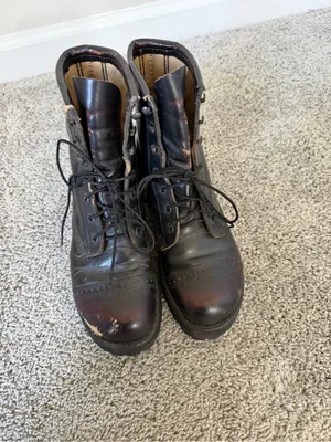 Women's Durango Steel Toe Leather Work Boots Dark Brown Burgundy Accent Size 9 thumbnail 6