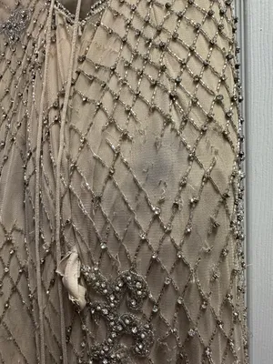 Sherri Hill Nude Beaded Prom Dress thumbnail 5