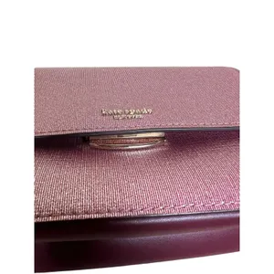 Kate‎ Spade Buddie Glitter Striped Leather Medium Pink Shoulder Bag thumbnail 6