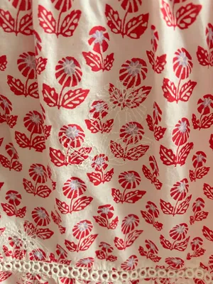 Roller Rabbit Pink Floral Tie-Shoulder Midi Dress thumbnail 6