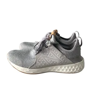 New Balance Fresh Foam Cruz V2 Gray Knit Running Shoes Sneakers Gum Sole Sz US11 thumbnail 7