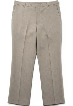 Pendleton Trousers Women 10 Taupe Wool High Rise Straight Leg Lined Professional thumbnail 1