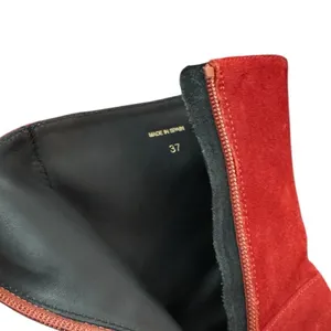 Paloma Barcelo Mid-Calf Platform Shoes in Dark Orange 37 thumbnail 8