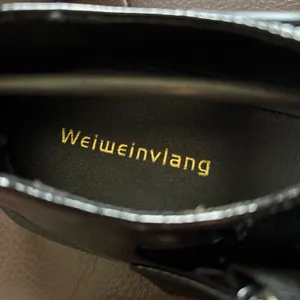 Black Flats with Glossy Finish and Strap Korean Mary Jane Size 8.5 thumbnail 7