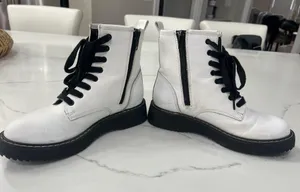White Doc Martin Boots Size 6.5 thumbnail 2