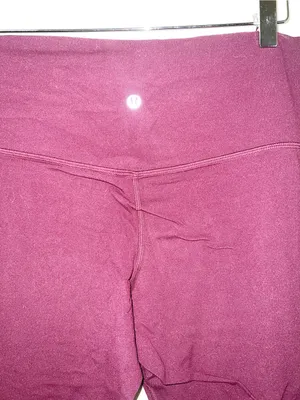 Lululemon Align Women’s High-Waist Burgundy 21” Crop Leggings thumbnail 6