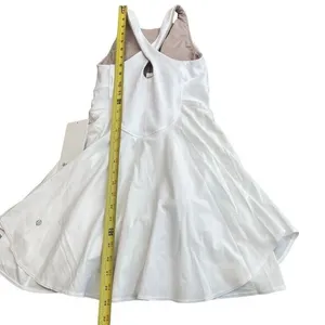 Lululemon Women’s‎ Size 2 Court Crush Tennis Dress Solid White Sporty New thumbnail 14