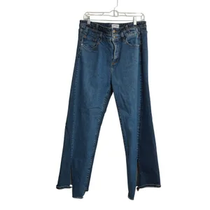 Driftwood Size 32 Cece Two Tone Wide Leg Jeans‎ Double Waist Blue Boho Ecclectic thumbnail 2