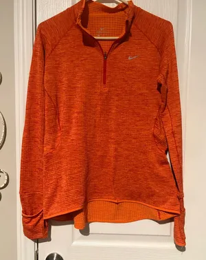 Nike Thermal Waffle-Knit Half-Zip Pullover - Athletic Performance Running Top thumbnail 1