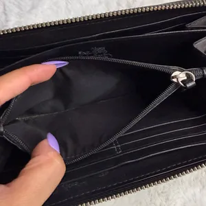 COACH y2k Black Canvas Leatherware Legacy Signature Wallet thumbnail 7