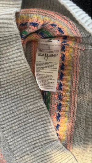 Gap Knit Sweater Cotton XS Pullover Multicolor thumbnail 3