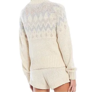 Gianni Bini Fair Isle‎ Mock Neck Knit Sweater SEE DETAILS REGARDING COLOR OF SWEATER. thumbnail 3