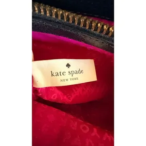Kate Spade New York Black Pebbled Leather Satchel Crossbody Handbag thumbnail 6