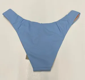 J Crew Swimsuit Womens S Blue Bikini Bottom Cheeky Curved Waist Beach BC125 thumbnail 6