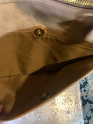 Vintage Patchwork Faux Leather Purse Brown thumbnail 5