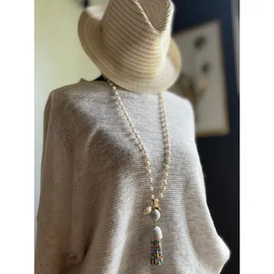 Amiani Packable Straw Fedora Beach Hat Cream Resort Travel Sun Hat thumbnail 3