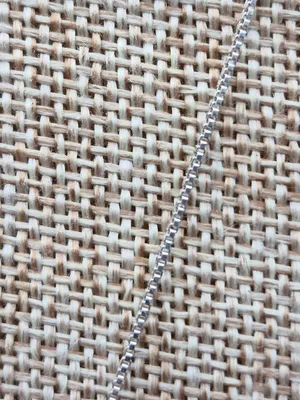 925 Sterling Silver Box Chain Pendant Necklace Dainty 30" Colorful Crystal Cross thumbnail 4