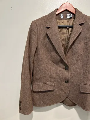 Vintage brown/beige blazer Brown thumbnail 2
