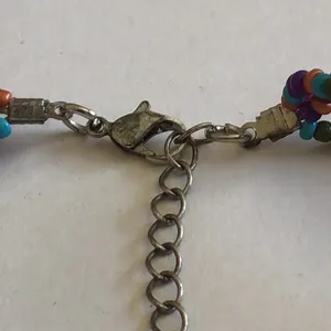 Multicolor Shell Beaded Boho Necklace Pink thumbnail 4