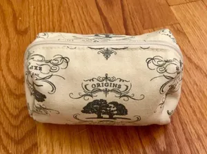 Origins Natural Canvas Cosmetic Pouch with Black Tree Print thumbnail 1
