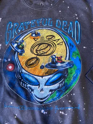 Urban Outfitters Grateful Dead Bleach Sweatshirt Small thumbnail 3