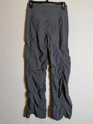 Y2K Lululemon Studio Pant Women's 4 Soot Light Gray Active Athletic Workout Gym thumbnail 9