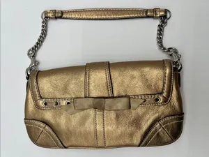 Vintage Coach Soho Shoulder Bag Swarovski Crystals Gold RARE Limited Edition Y2K thumbnail 5