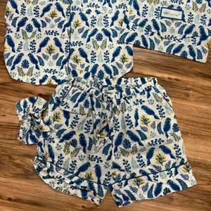 Denise Rae medium‎ pajama set Blue thumbnail 5