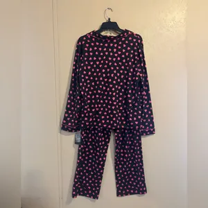 NWT kate ♠️ spade New York Heart Print pajama set sz L thumbnail 2